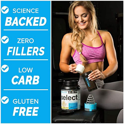 PEScience Select Low Carb Protein Powder, Chocolate Truffle, 27 Serving, Keto Friendly - Maple Wellness Supplements