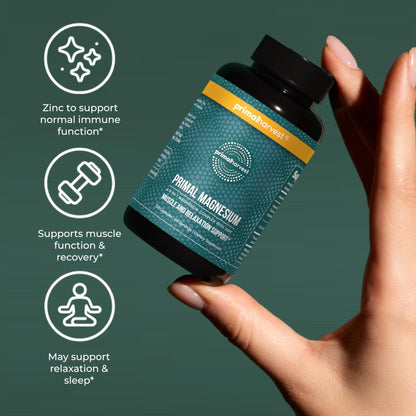 Primal Harvest Magnesium Supplement Complex 310mg by Primal Harvest with Magnesium Glycinate, Citrate, Malate, and Zinc 2 Pack, 240 Capsules - Maple Wellness Supplements