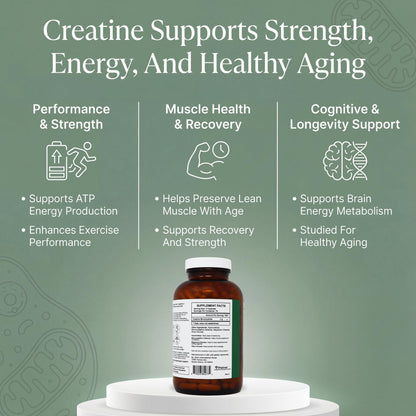 PRISTINE'S Creatine Monohydrate Capsules for Women & Men - NSF Certified 75 Day Supply 3G Muscle Growth Support Supplement - Cognitive & Athletic Performance Support - Enhanced Recovery - Maple Wellness Supplements