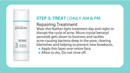 Proactiv Repair Acne Treatment Benzoyl Peroxide Spot Treatment and Repairing Serum Clear, 3 Fl Oz - Maple Wellness Supplements