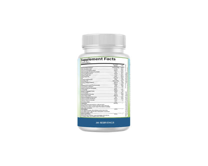 PURE Adult Multivitamin with Vitamins A, C, D3, B12, Minerals, Digestive Enzymes, 90 Capsules, 30 Servings - Maple Wellness Supplements