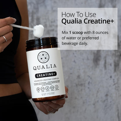 Qualia Creatine | Advanced Creatine Complex | 2 Sources + Magnesium | Optimized Absorption | Muscle Performance, Brain Function, & Healthy Aging - Maple Wellness Supplements