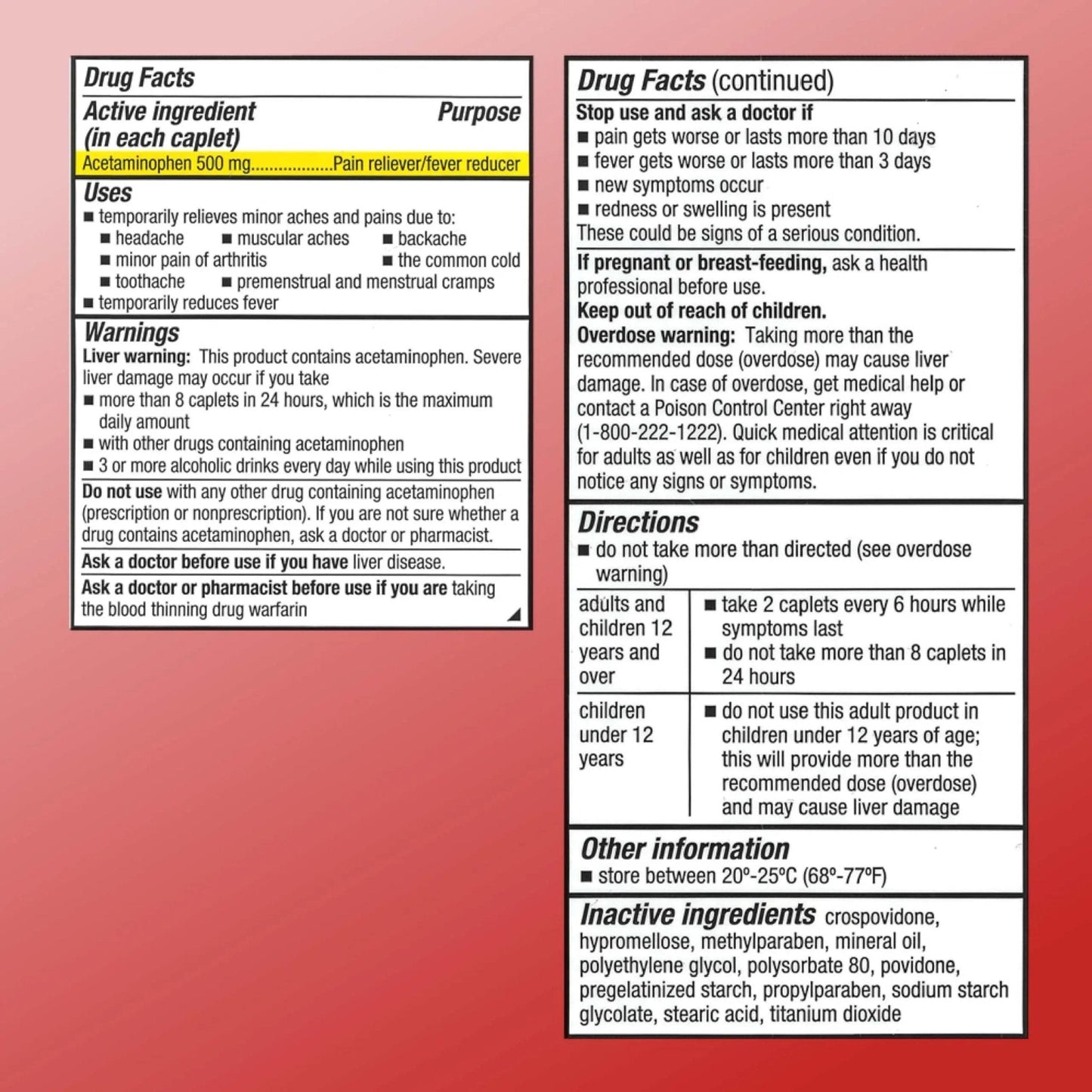 Quality Choice Easy Open Extra Strength Pain Relief, Acetaminophen 500mg Extra Strength, Pain Reliever and Fever Reducer for Headache, Backache, Toothache and Muscle Aches, 150 Count Bottle. - Maple Wellness Supplements