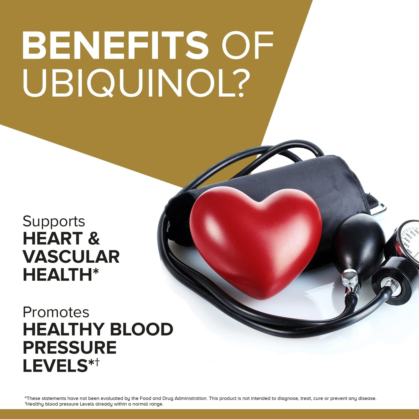 Qunol 100mg Ubiquinol, Powerful Antioxidant for Heart & Vascular Health, Essential for Energy Production - Maple Wellness Supplements