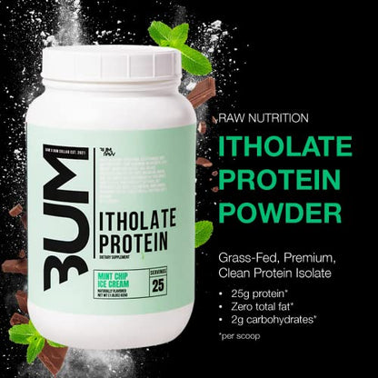 RAW Whey Isolate Protein Powder, Mint Chip Ice Cream (CBUM Itholate Protein) - Maple Wellness Supplements