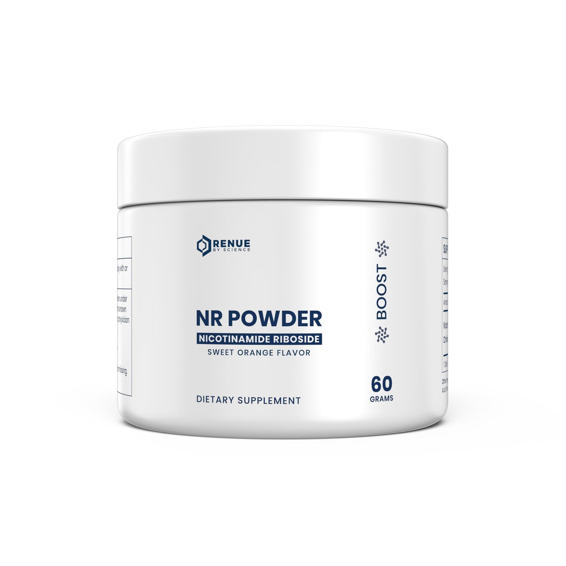 Renue By Science Nicotinamide Riboside | 1000mg Nicotinamide Powder - High Strength NR NAD Powder Sublingual Citrus Burst Flavor | Manufactured in The USA & Third-Party Tested | 60 Servings - Maple Wellness Supplements