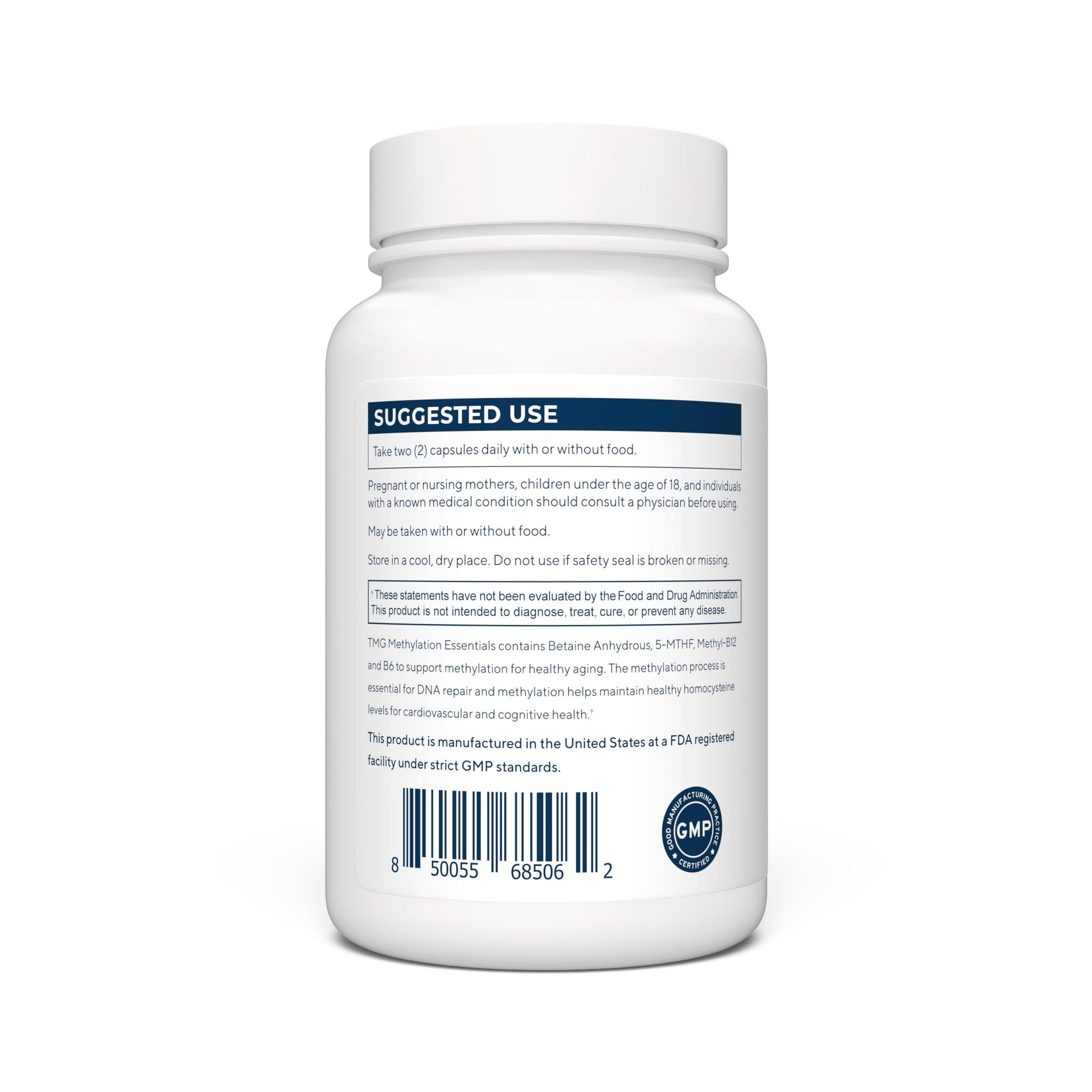 Renue By Science TMG | High Strength TMG Supplements | 120 Trimethylglycine Capsules - 900mg TMG per Serving with Vitamin B12 Vitamin B6 Folate & Zinc | Made in The USA & Third-Party Tested - Maple Wellness Supplements