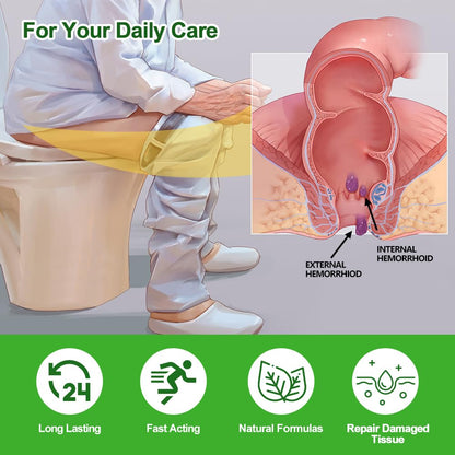 RHAICARE Hemorrhoid and Fissure Treatment Cream,Hemorrhoidal Ointment for Fast Acting Itch, Swelling, and Maximum Strength Pain Relief - Maple Wellness Supplements