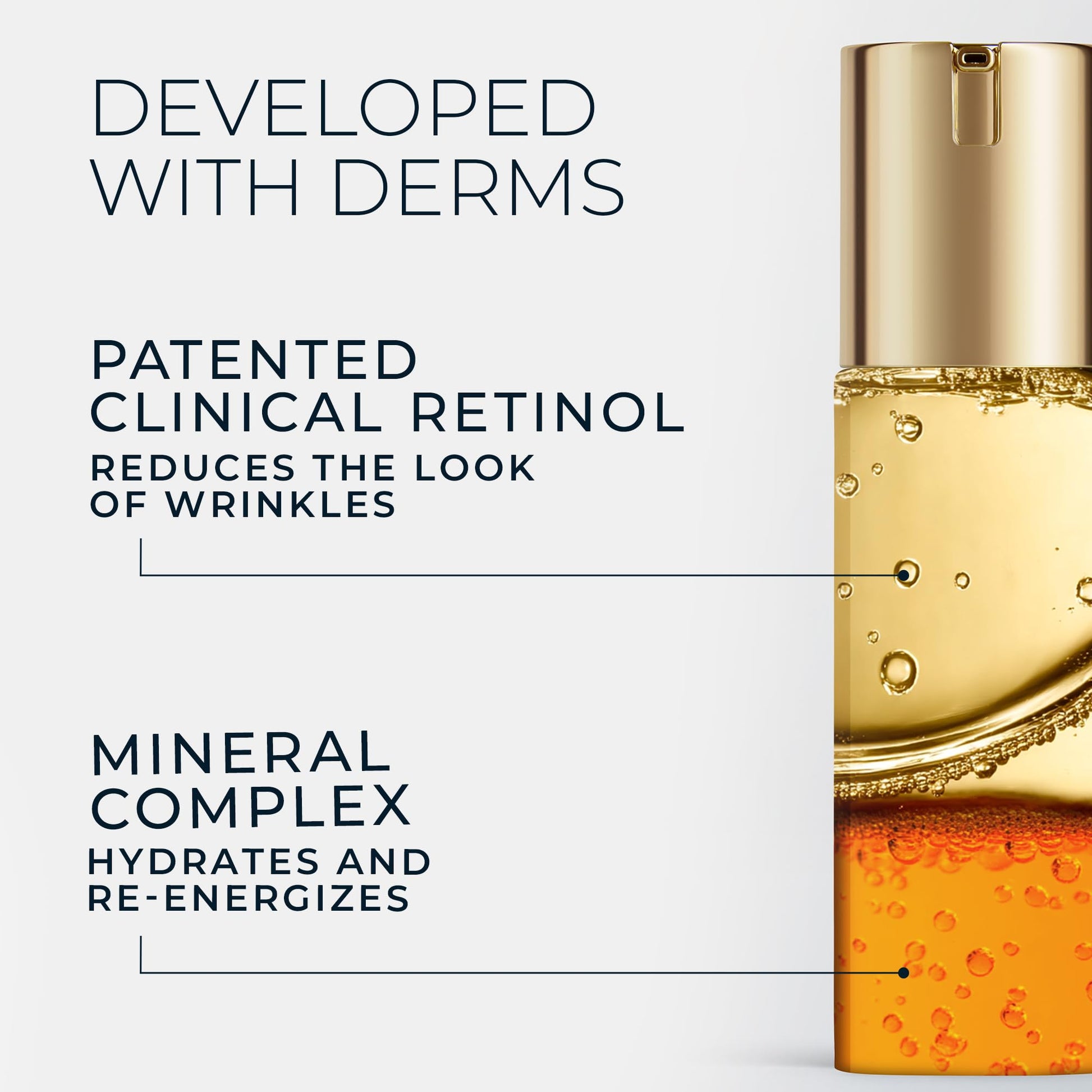 RoC Retinol Correxion Deep Wrinkle Retinol Face Serum with Ascorbic Acid, Anti-Aging Treatment for Fine Lines, Dark Spots - Maple Wellness Supplements