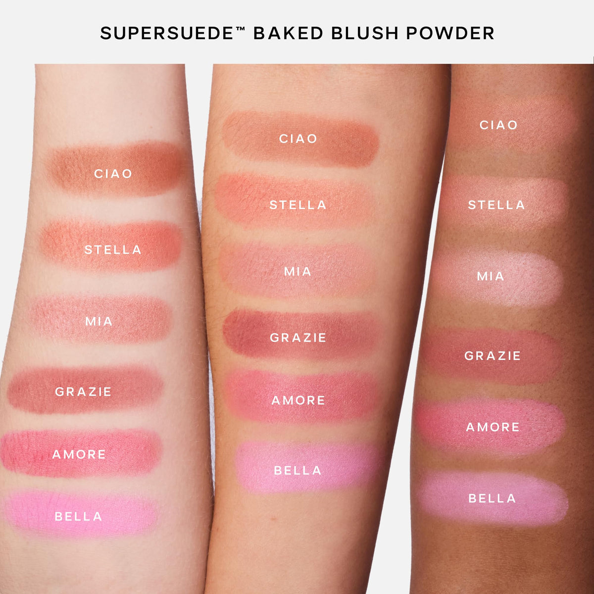 Saie Cheek Flush Duo - Dew Liquid Blush (.40 oz, Spicy), SuperSuede Baked Powder Blush (.01 oz, Ciao) - Layerable, Skin-Nourishing Blushes for a Seamless Radiant Finish - Maple Wellness Supplements