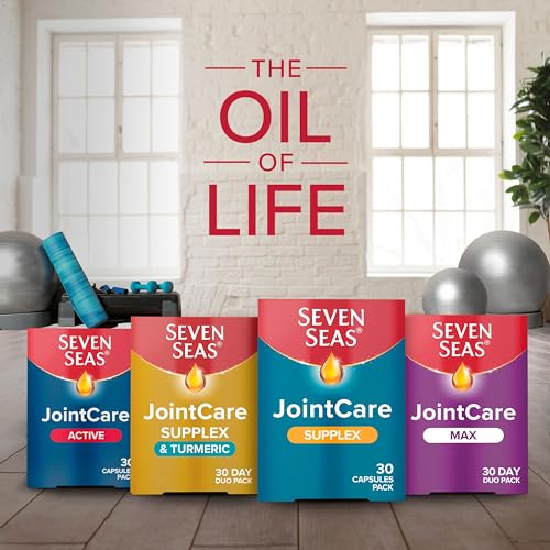 Seven Seas JointCare Supplex, With Glucosamine, Omega-3, Vitamins C, D and E - Maple Wellness Supplements