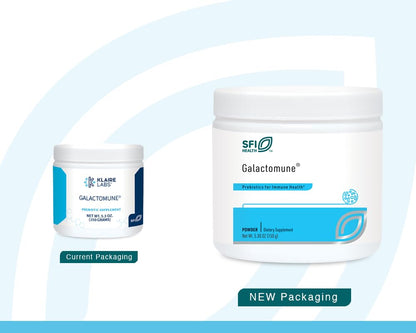SFI Health Klaire Labs Galactomune Powder - Prebiotic Beta-Glucan & Galactooligosaccharides Immune Support (30 Servings, 150 Grams) - Maple Wellness Supplements