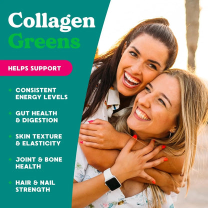 Simply Blossom Nutrition - Daily Greens & Superfood Powder + Collagen + Probiotics for Women's Digestive Health & Bloating Relief. Help Your Health Bloom - 2 Month Supply - Maple Wellness Supplements