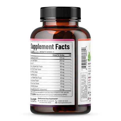 Snap Supplements Detox Cleanse Capsules - Advanced Blend for Full Body Detox & Cleans - Maple Wellness Supplements