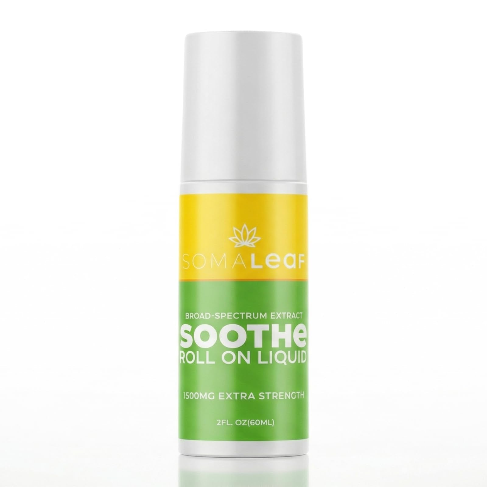 SomaLeaf Soothe Roll-On, 1500 MG, Extra Strength, Natural Comfort for Muscles, Hips, Joints, Neck, Back, Elbows, Fingers, Hands, and Knees - Maple Wellness Supplements