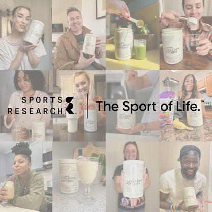 Sports Research® Collagen Peptides for Women & Men Hydrolyzed Type 1 & 3 Protein Supplement Easy Mixing Vital Nutrients Proteins and Vegan Biotin 10,000mcg Max Strength B7 120 Softgels (4 Month Supply - Maple Wellness Supplements
