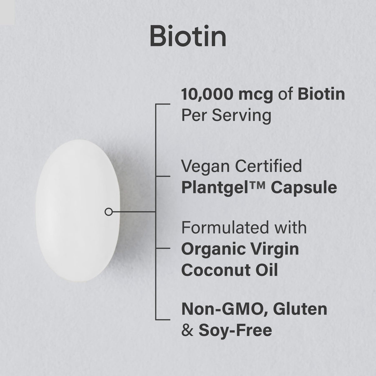 Sports Research® Healthy Hair Essentials - Biotin 10,000mcg with Organic Coconut Oil Vitamin B7 for Healthy Skin and Hair Support + Multi Collagen Pills Peptides with Hyaluronic Acid & Vitamin C - Maple Wellness Supplements
