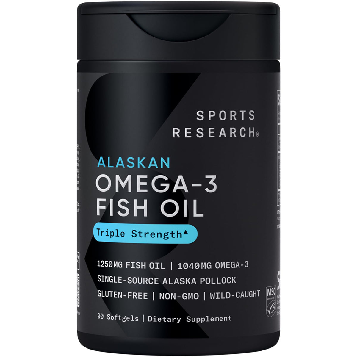 Sports Research® Multivitamins Pack - Triple Strength Omega-3 Fish Oil 1250 + 160 mg Chelated Magnesium Glycinate + Vegan Vitamin D 5000iu & Mk7 Vitamin K 100mcg - Maple Wellness Supplements
