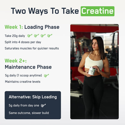 SteelFit Creapure Creatine Monohydrate Powder, Unflavored - German Micronized Creatine Powder for Men & Women - Gym Workout Nutritional Supplements for Muscle Gain - Maple Wellness Supplements