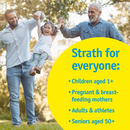 Strath Fermented Herbal Yeast Postbiotic - (8.4 Fl oz) Daily Nutritional Food Supplement Liquid | Supports Metabolism | Vegetarian | Lactose-Free | No Artificial Additives - Maple Wellness Supplements