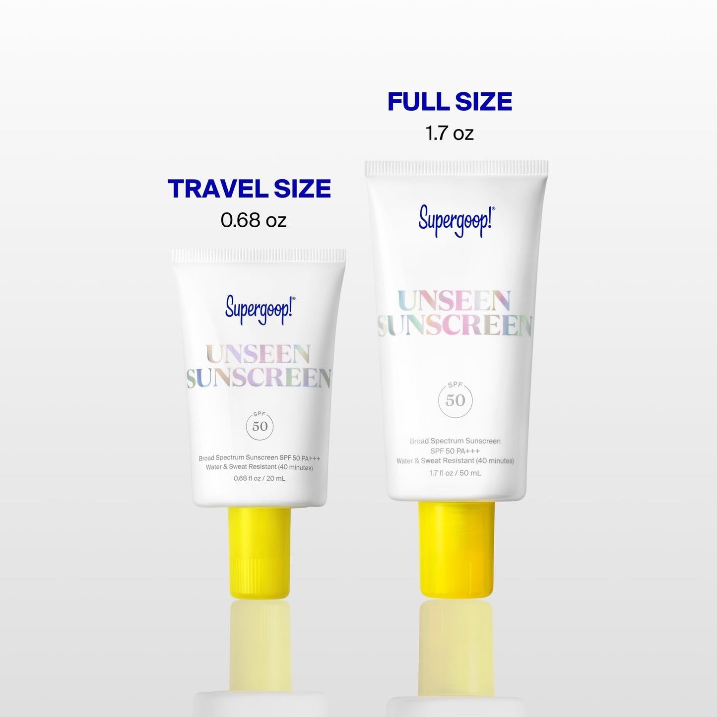 Supergoop! Unseen Sunscreen - SPF 50 - Clear & Invisible Face Sunscreen + Broad Spectrum + Makeup-Gripping Primer - Maple Wellness Supplements