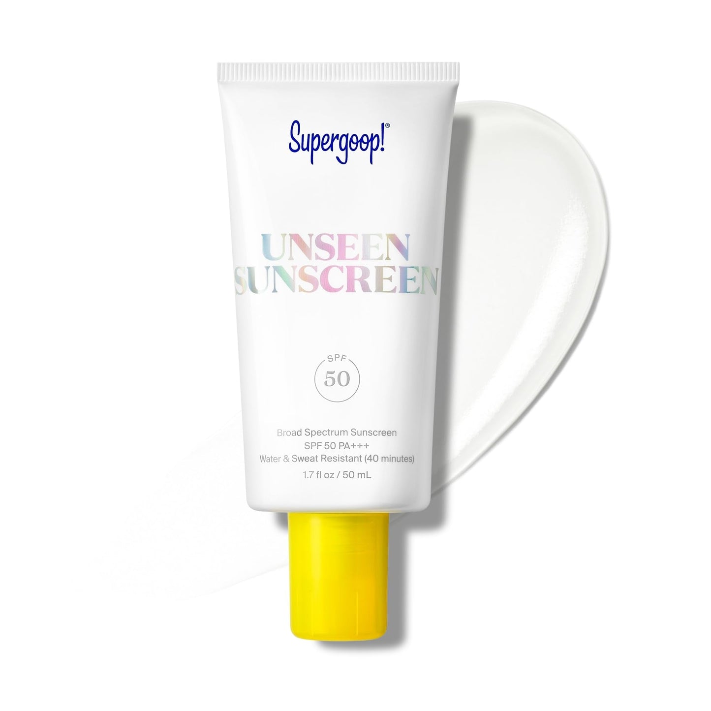 Supergoop! Unseen Sunscreen - SPF 50 - Clear & Invisible Face Sunscreen + Broad Spectrum + Makeup-Gripping Primer - Maple Wellness Supplements