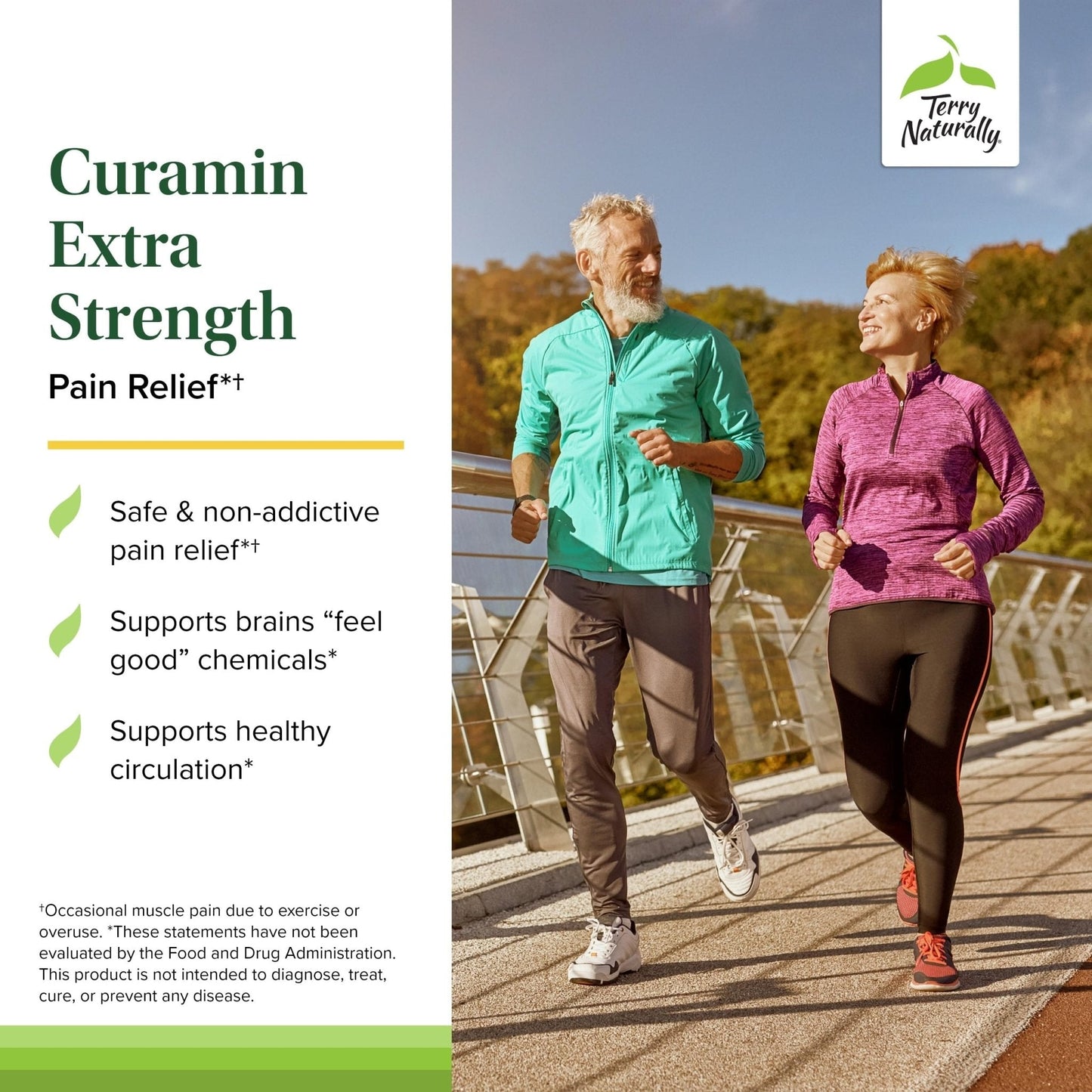 Terry Naturally Curamin Extra Strength - Curcumin & Boswellia for Healthy Circulation Support - Turmeric Supplement to Aid Joints, Muscle Health & Endorphin Production - 120 Tablets (Pack of 2) - Maple Wellness Supplements