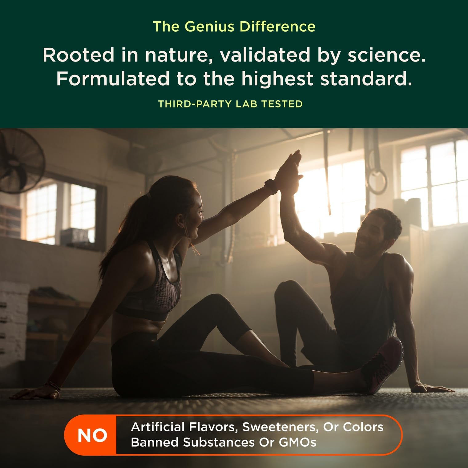 The Genius Brand Genius Hydrate - Electrolyte Supplement for Daily Hydration - Coconut Water - Sugar-Free - 8 Essential Minerals & Nutrients - Non-GMO - Blue Raspberry - 50 Servings - Maple Wellness Supplements