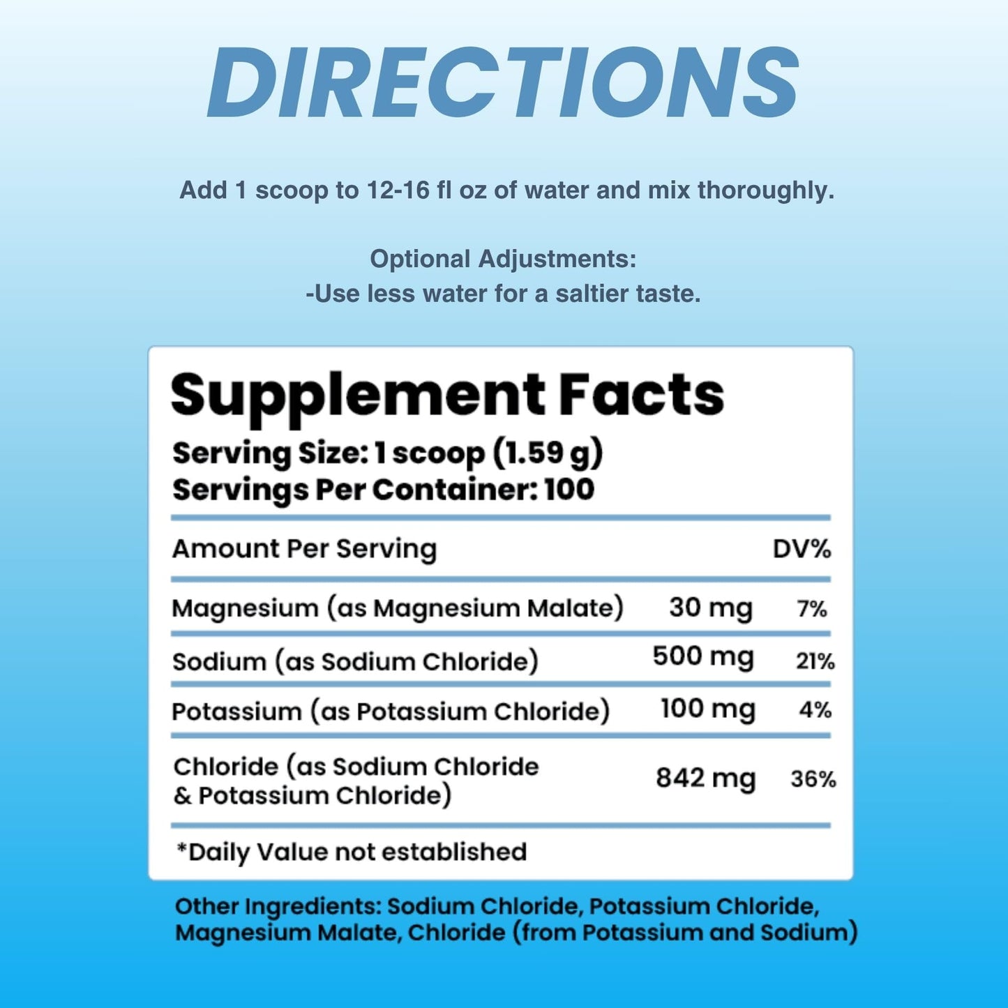 The Good Intentions Club Fasting Electrolytes - Unflavored Electrolyte Powder - 100 Servings - Fasting Salts - Fasting Supplement - Electrolytes for Fasting - Maple Wellness Supplements