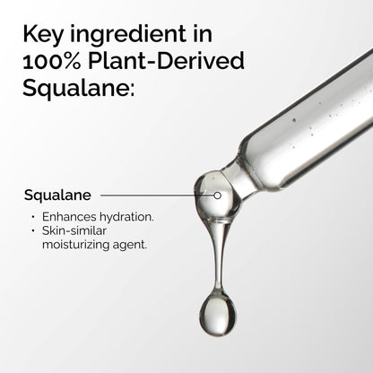 The Ordinary 100% Plant-Derived Squalane, for Skin and Hair, Lightweight Hydration, and Moisture Barrier Support, 1 Fl Oz - Maple Wellness Supplements