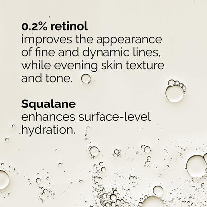 The Ordinary Retinol 0.2% in Squalane, Gentle Retinol Serum for the Face That Is Anti-Aging and Skin Smoothing, 1 Fl Oz - Maple Wellness Supplements