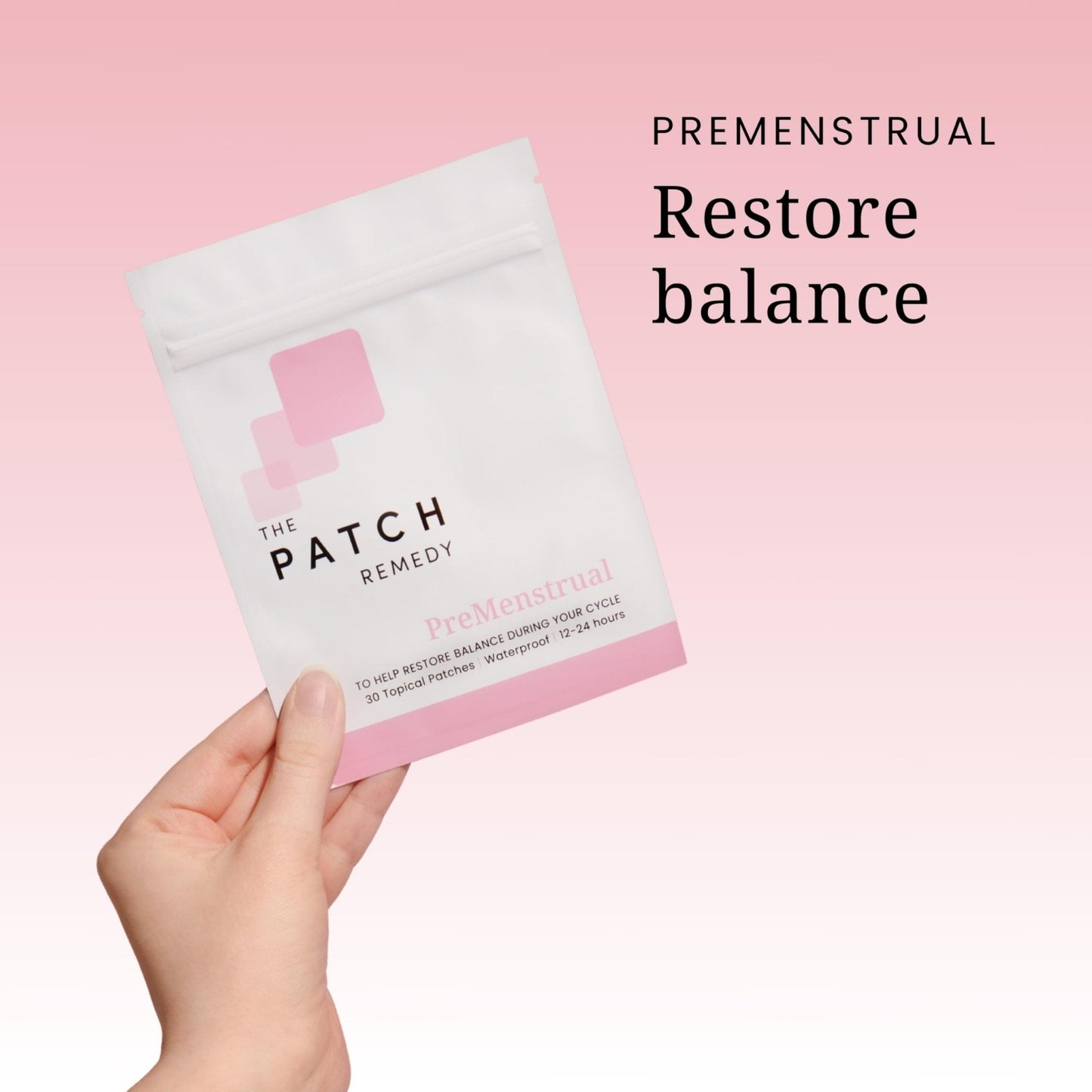 The Patch Remedy Period Patch & Iron Patches Kit - 30 PMS Menstrual Patches for Women with Vitex Chasteberry, Magnesium, Evening Primrose Oil, Dong Quai Extract, Curcumin, Vitamin B6 & E, Iron - Maple Wellness Supplements