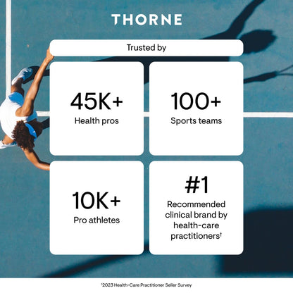 THORNE - Multi-Vitamin Elite - Daily Nutritional Supplement - AM Formula Supports Cellular Energy Production &PM Formula Supports Restful Sleep - Maple Wellness Supplements
