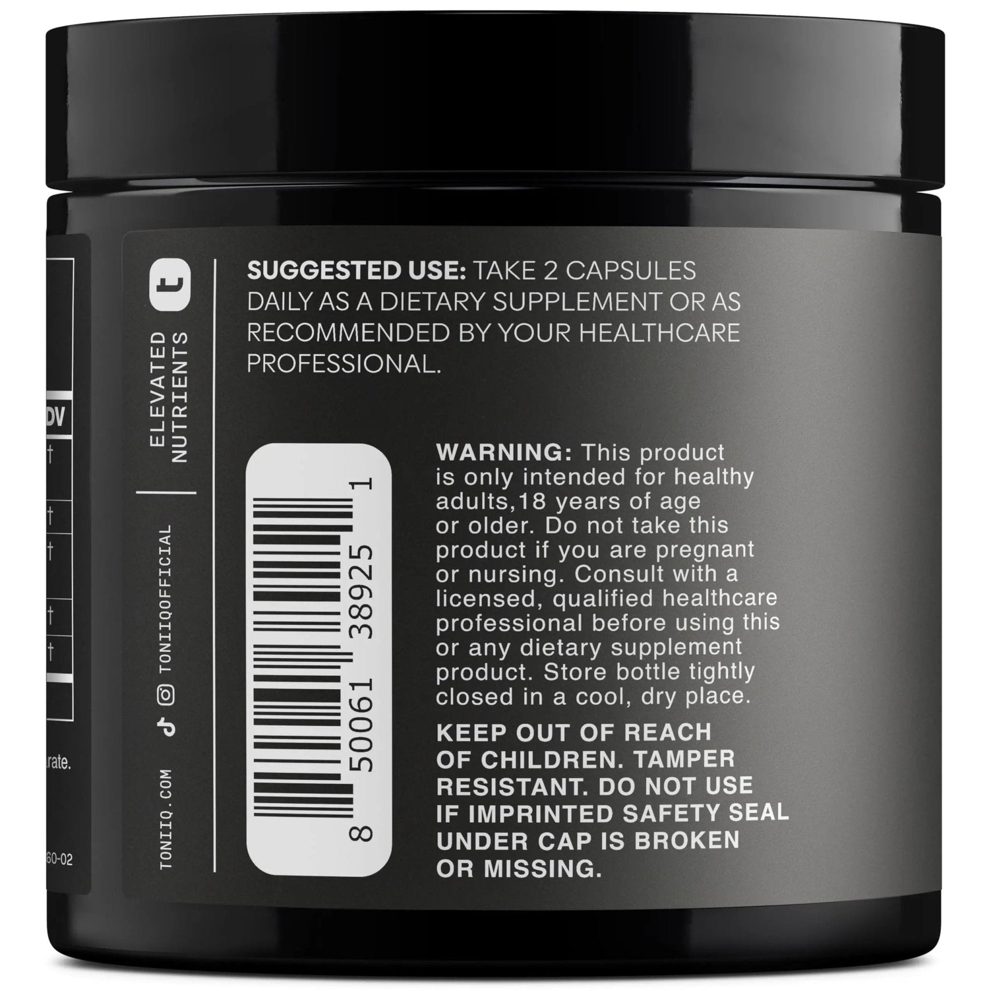 Toniiq Dihydroberberine Supplement - Ultra High Potency 1,000mg Formula with GlucoVantage, 10:1 Ceylon Cinnamon & 50:1 Milk Thistle - Third-Party Lab Tested - Maple Wellness Supplements