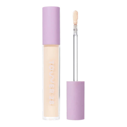 Tower 28 Swipe Serum Concealer - Hydrating Medium-Full Coverage Concealer + Under Eye Brightener - Skin Care Infused Makeup with Hyaluronic Acid + Soothing Centella - 1.0 Fair/Neutral (0.22 oz) - Maple Wellness Supplements