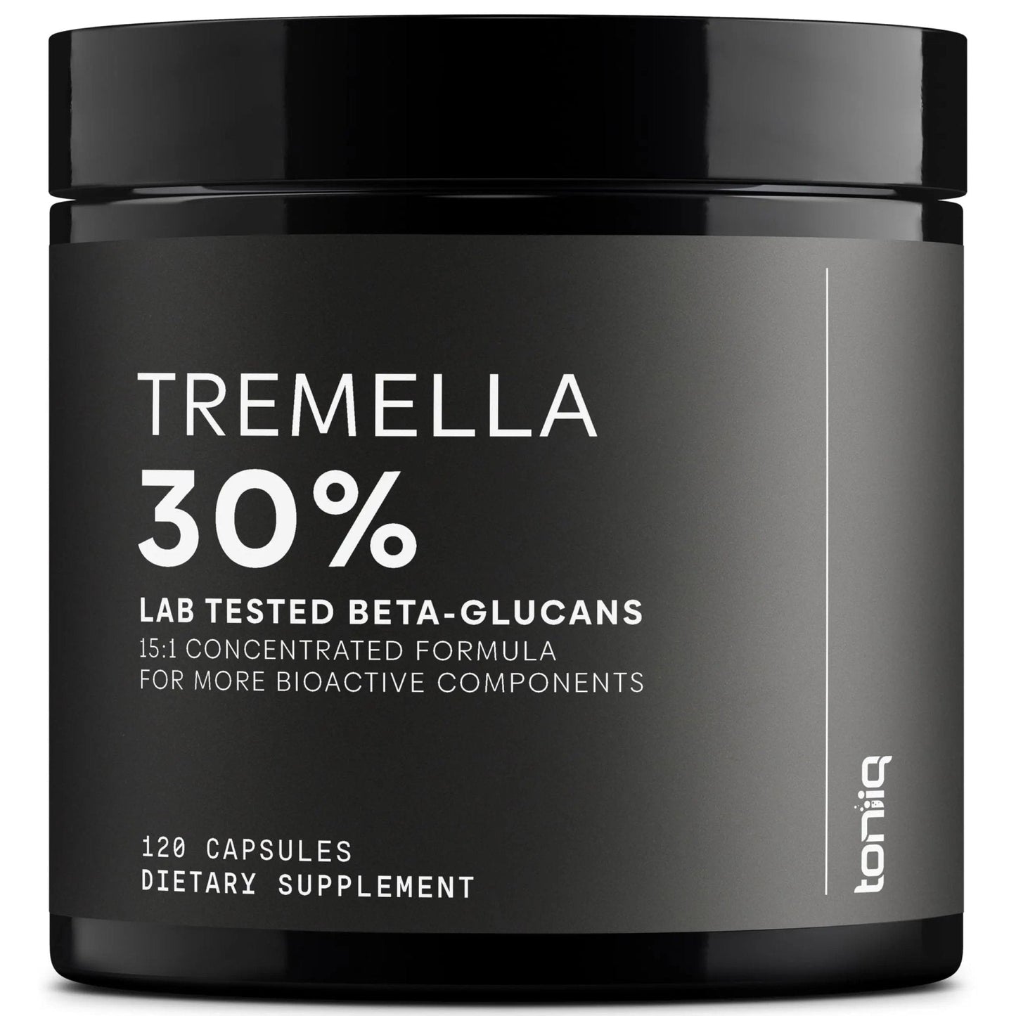 Tremella Mushroom Ultra High Potency 15:1 Extract with 30% Beta Glucans - Pure & Concentrated Formula - Third-Party Lab Tested for Purity & Quality - 120 Capsules - Maple Wellness Supplements