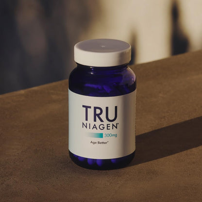 TRU NIAGEN Patented NAD Supplement for Brain Function, Anti Aging & Cell Regeneration, 300mg Niagen, 30 Servings | Supports Cellular Energy, Muscle - Maple Wellness Supplements