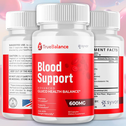 True Balance Capsules, Official TrueBalance Glycogen Support Pills with All Natural Ingredients, Advanced Formula Glyco Support Supplement with Maximum Strength Vitamins for Women & Men (60 Capsules) - Maple Wellness Supplements