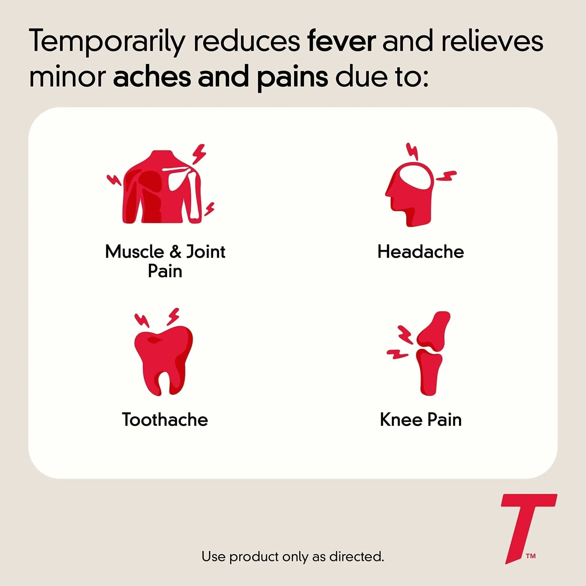 Tylenol Extra Strength Acetaminophen Caplets, 500 mg, Pain Relief & Fever Reducer for Headache, Backache, Toothache, Menstrual Cramps & Pain, Travel-Friendly Packaging, 2-Caplet Pouches, 50 Count - Maple Wellness Supplements