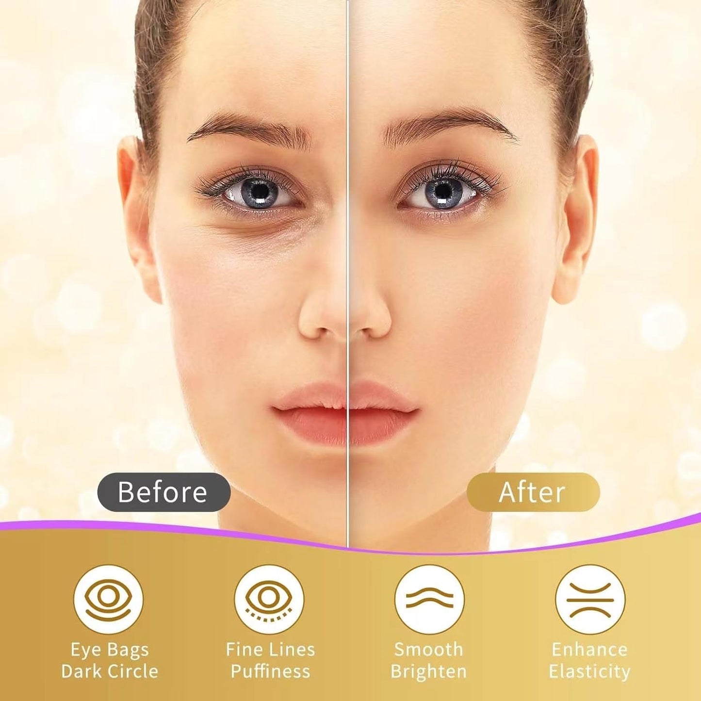 Under Eye Patches, 40 Pairs Eye Mask for Dark Circles, Puffy Eyes, Undereye Bags,Wrinkles - Maple Wellness Supplements