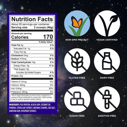 Vega Essential Protein – 25g Plant Based Protein Powder, Creamy Vanilla, Vegan for a Dairy-Free Vanilla Shake – Large Tub, 32.5oz (20 Servings) - Maple Wellness Supplements