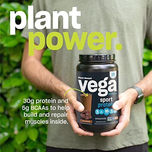 Vega Premium Sport Protein Berry Protein Powder, Vegan, Non GMO, Gluten Free Plant - Maple Wellness Supplements