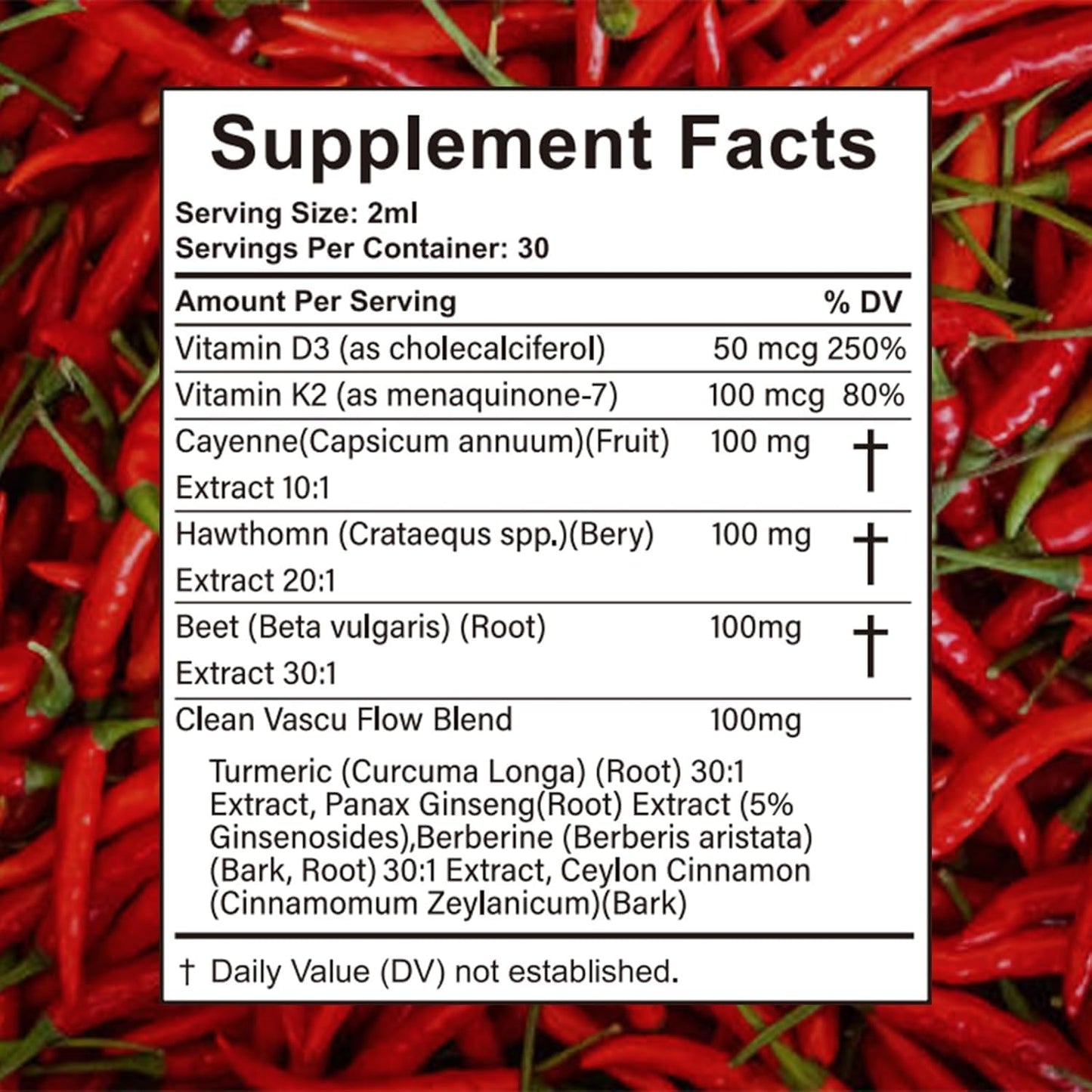 VelestOff Cayenne Pepper Drops - VelestOff Cayenne Circulation Blood Pressure Blend - Cayenne Pepper Hawthorn Beet Root Turmeric Vitamin K2 D3-2 OZ (2 PCS) - Maple Wellness Supplements