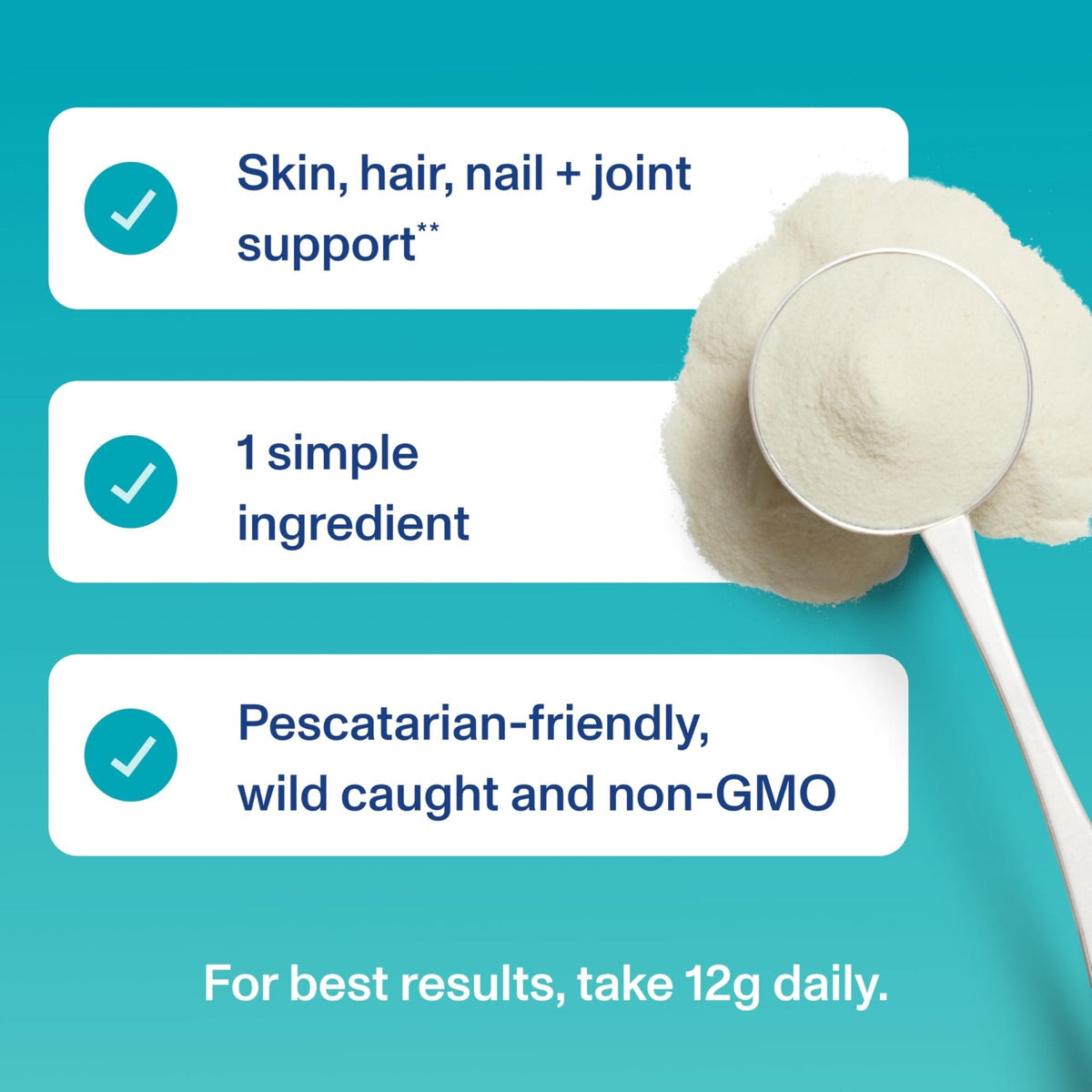 Vital Proteins Marine Collagen Peptides Powder Supplement for Skin Hair Nail Joint - Hydrolyzed Collagen - 12g per Serving - 7.8 oz Canister - Maple Wellness Supplements