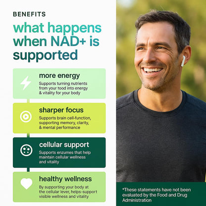 vitaxmin NAD Resveratrol Supplement 200mg with Berberine NAC Collagen - Nicotinamide Riboside NMN NADH CoQ10 Biotin Hyaluronic Acid - Hair Skin Nails Supplement - 60 Capsules - Maple Wellness Supplements