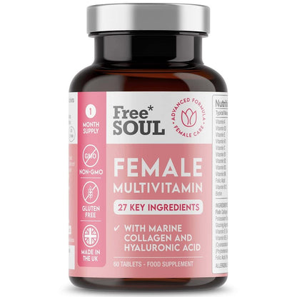 Women's Multivitamins and Minerals with Collagen & Hyaluronic Acid - 27 Essential - Maple Wellness Supplements