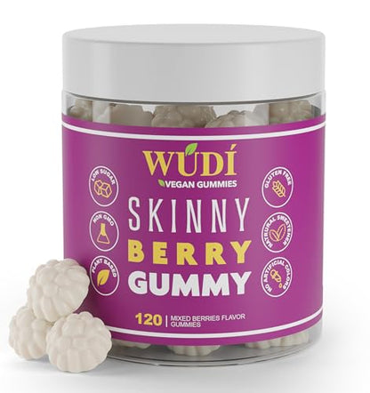 Wúdí Skinny Berry Gummy - Detox, Metabolism & Energy Booster, Plant Based Healthy - Maple Wellness Supplements