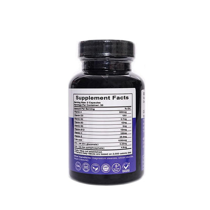 Yogivita Men’s Multivitamin – Complete Wellness, Energy & Immunity Support – Vegan, Gluten-Free, 60 Capsules - Maple Wellness Supplements
