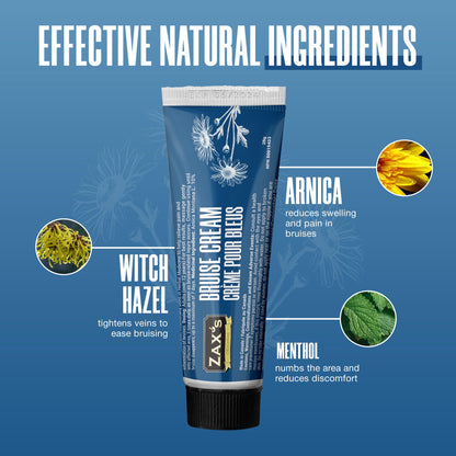 ZAX'S ORIGINAL Bruise Cream - Arnica and Witch Hazel Blend, Gentle on Skin, Plant-Based Ingredients for Skin Care - 28g - Maple Wellness Supplements