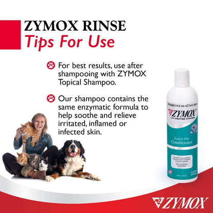 Zymox Leave On Conditioner for Pets, 12 fl oz - Maple Wellness Supplements